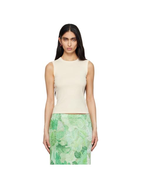 FLORE FLORE Off-White Esmé Tank Top