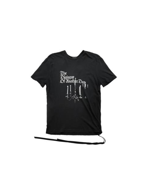 Ann Demeulemeester Ann Demeulemeester Standard Fit T-Shirt With "Chandelier" Print Black