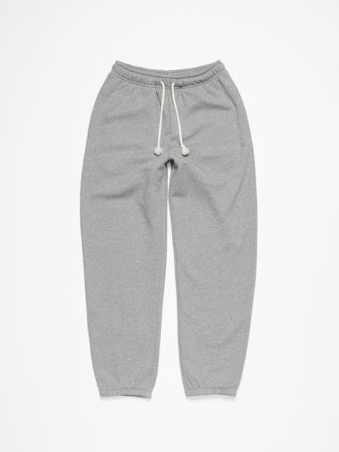 Acne Studios Cotton sweatpants - Light Grey Melange