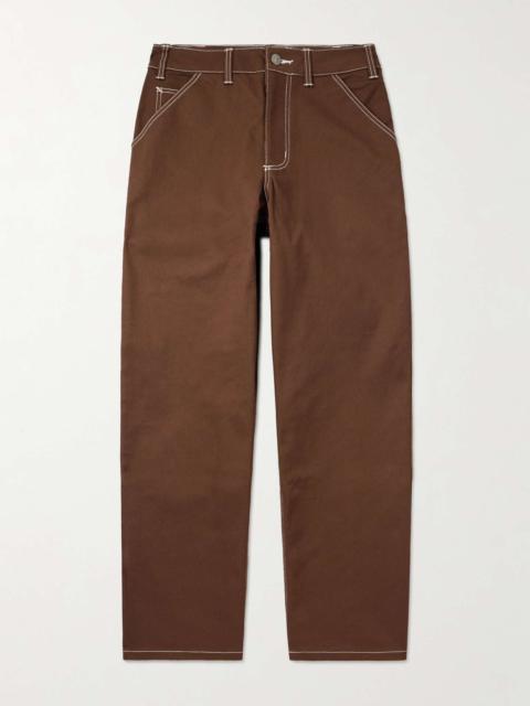 Life Carpenter Straight-Leg Cotton-Blend Twill Trousers