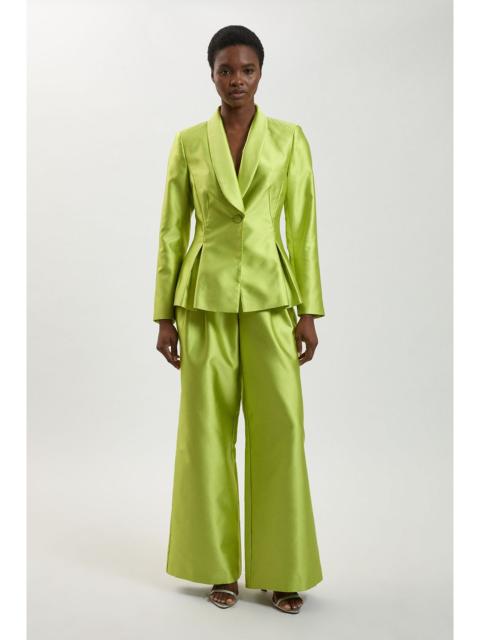 KAREN MILLEN Structured Satin Tailored Trouser