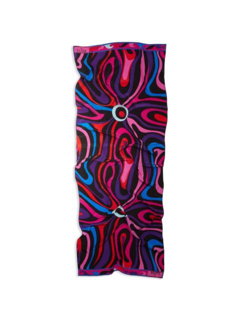 PUCCI Marmo-print silk head scarf