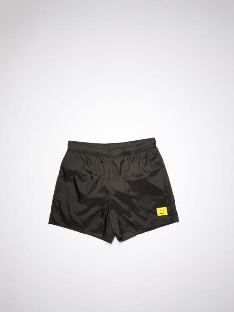 Acne Studios Face swim trunks - Black