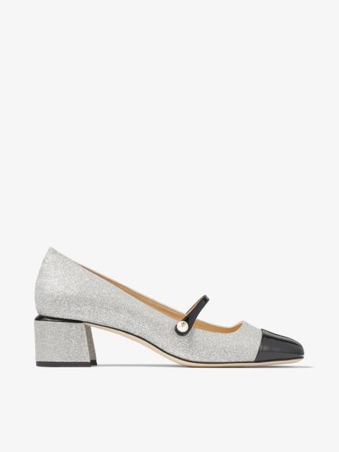 Elisa 45
Silver Glitter and Patent Pumps