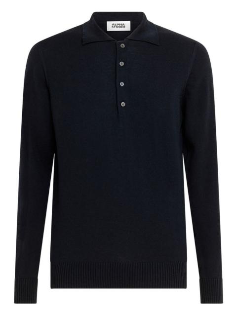 ALPHA INDUSTRIES buttoned polo shirt