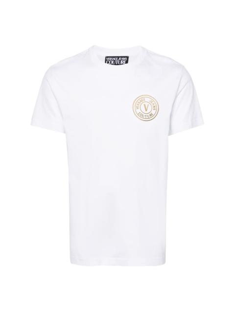VERSACE JEANS COUTURE logo-print cotton T-shirt