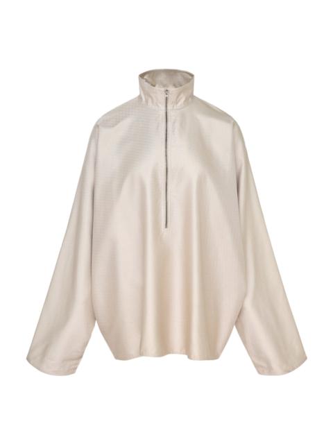 SOFIE D'HOORE Stand Collar Half-Zip Blouse