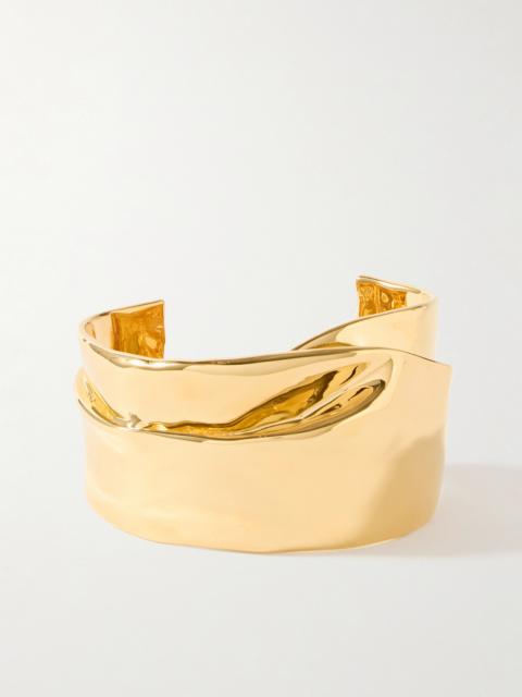Completedworks Ridge Gold-plated Cuff