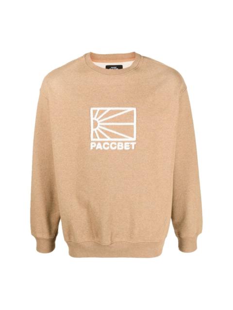 RASSVET embroidered-logo cotton sweatshirt