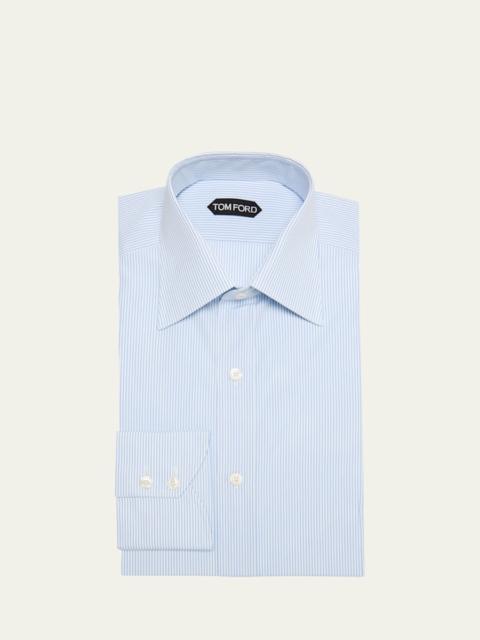 TOM FORD Men's Cotton Pinstripe Dress Shirt