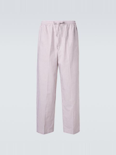 UMITBENAN Julian cotton and silk straight pants