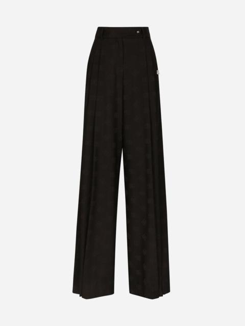 パンツ DOLCE & GABBANA CHIFFON WIDE-LEG PANTS DOLCE&GABBANA Silk-chiffon wide-leg pants | NET-A-PORTER