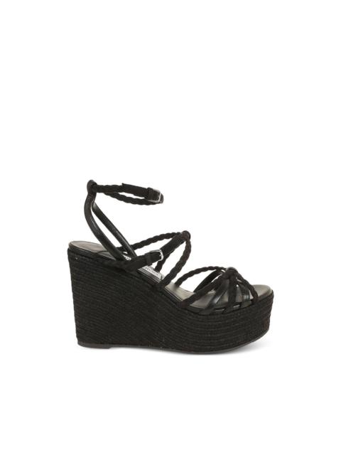 JIMMY CHOO Nyra braided-strap platform sandals
