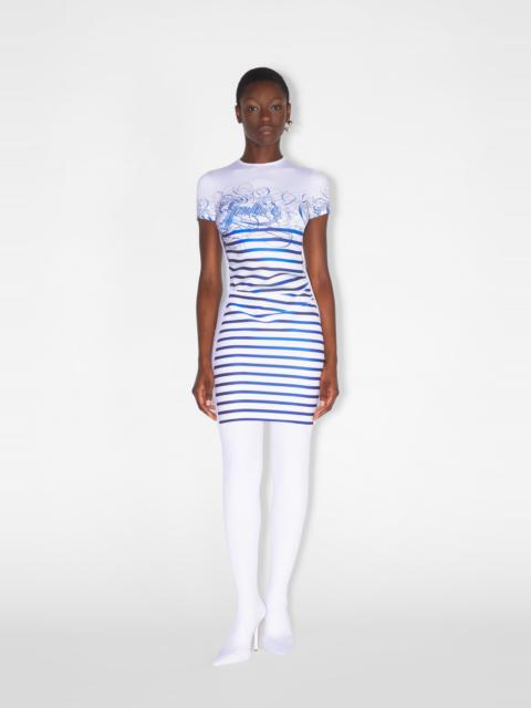 Jean Paul Gaultier THE CALLIGRAPHY MARINIÈRE DRESS