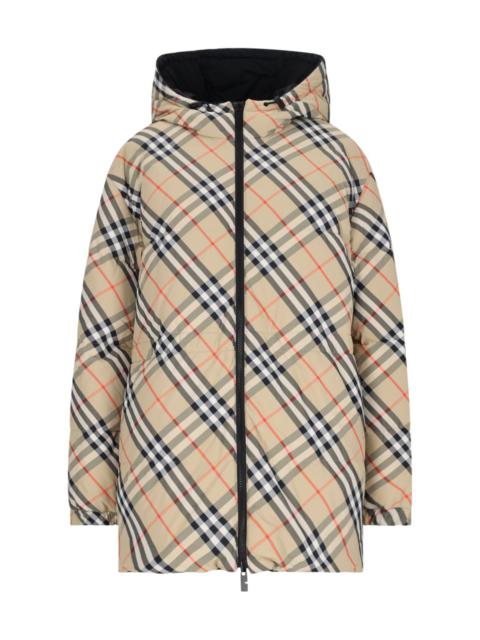 "CHECK" REVERSIBLE DOWN JACKET