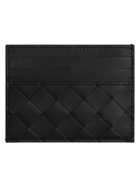 Bottega Veneta Bottega Veneta Intrecciato Card Case (635057 VCPQ3 8803) Black