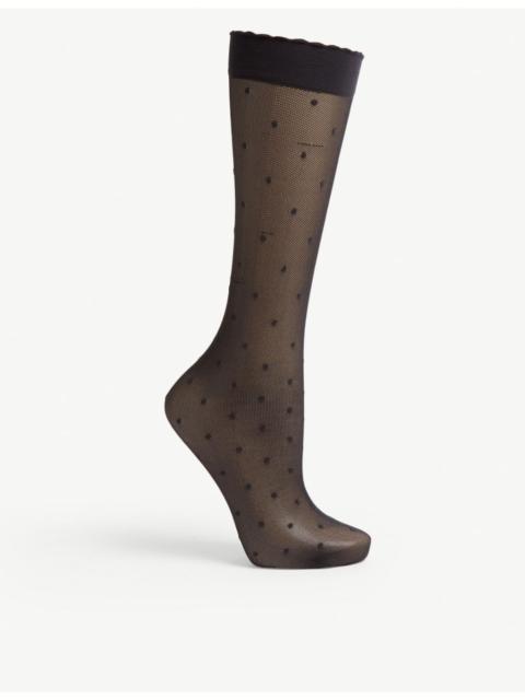 FALKE Polka dot knee-high knitted socks