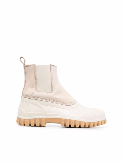 Diemme leather-panel chunky boots