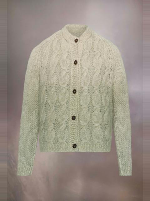 Maison Margiela Faded mohair cardigan