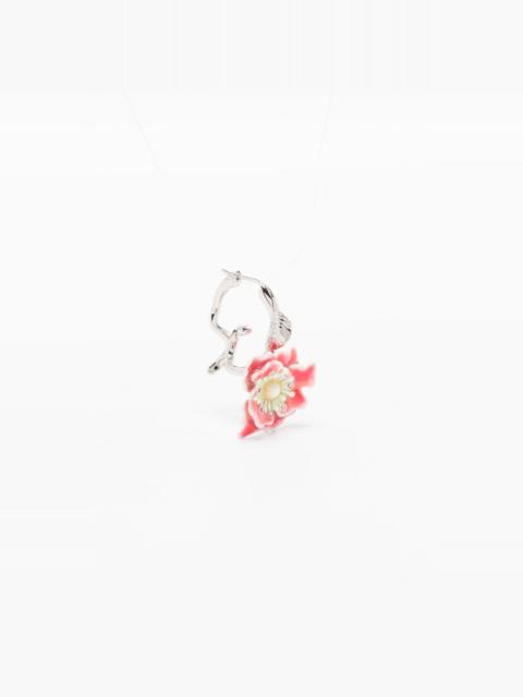 Acne Studios Flower hoop earrings
