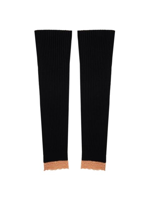 Andersson Bell Black Ribbed Leg Warmers
