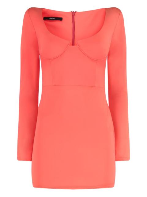 ALEX PERRY long-sleeve mini dress