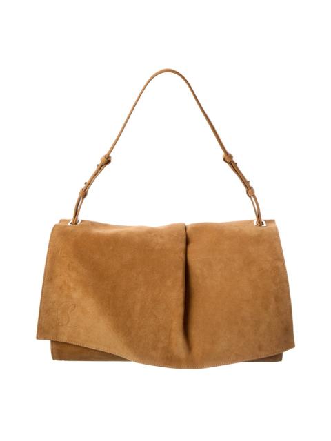 Christian Louboutin Baggy Large Suede Shoulder Bag