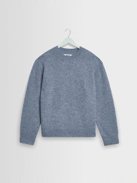 Wax London Wilde - Pale Blue Fluffy Wool Crewneck
