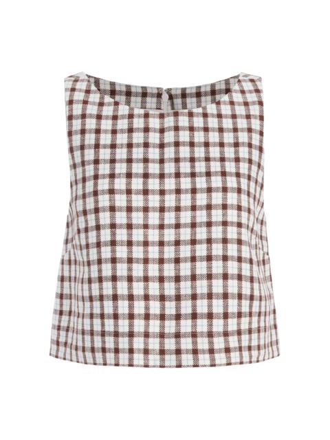 POSSE Exclusive Joy Linen Crop Top multi