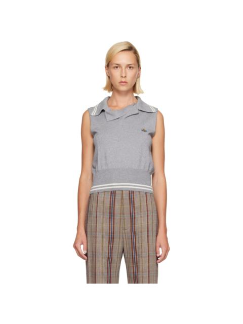 Vivienne Westwood Gray Doubletake Top