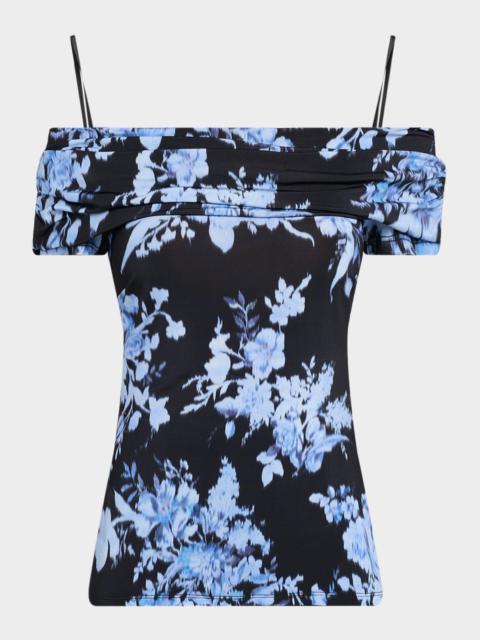 CAROLINA HERRERA Off Shoulder Gathered Top