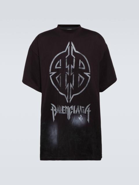 BALENCIAGA Metal BB cotton jersey T-shirt