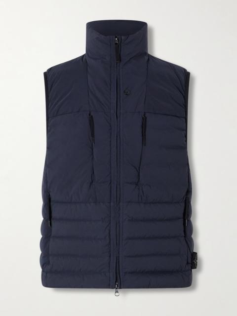 Stone Island Quilted Stretch-Shell Down Gilet