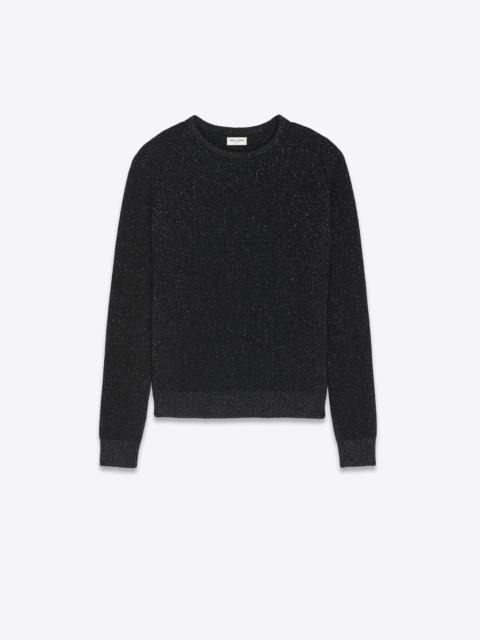 sweater in ribbed wool and cashmere