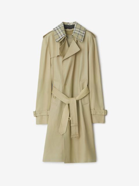 Burberry Long Leather Trench Coat