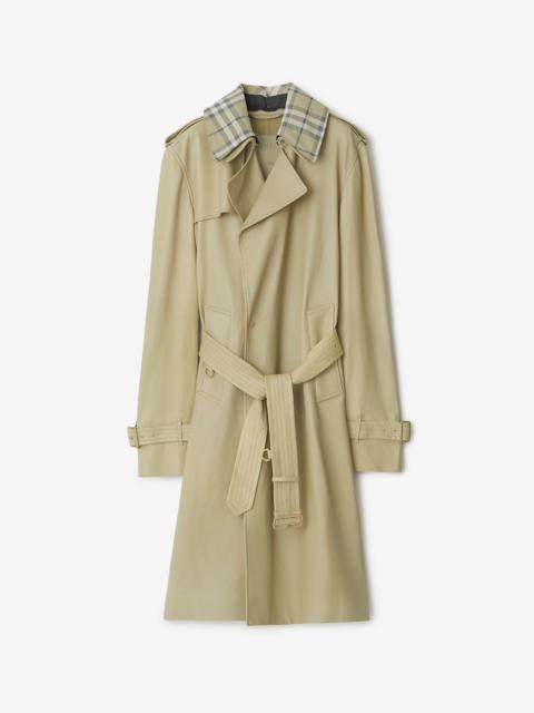 Long Leather Trench Coat