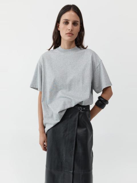 ST. AGNI Homme Tee - Light Grey Marle