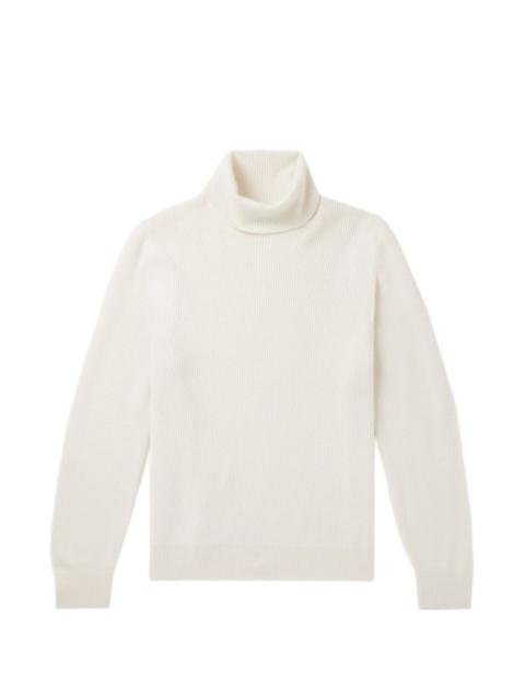Brunello Cucinelli roll-neck ribbed sweater