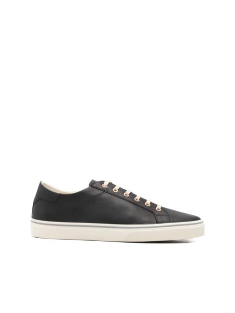 Brunello Cucinelli metallic-eyelet lace-up sneakers