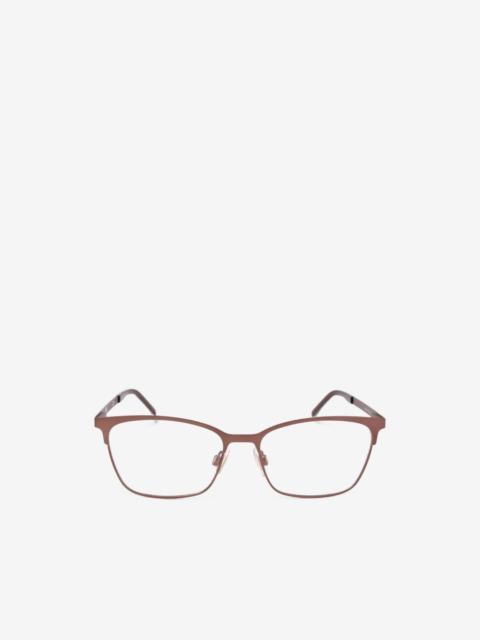 HUGO logo-engraved geometric-frame glasses