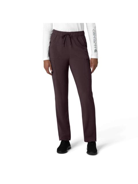 Carhartt Women's Force Cross-Flex Straight Leg Cargo Scrub Pant