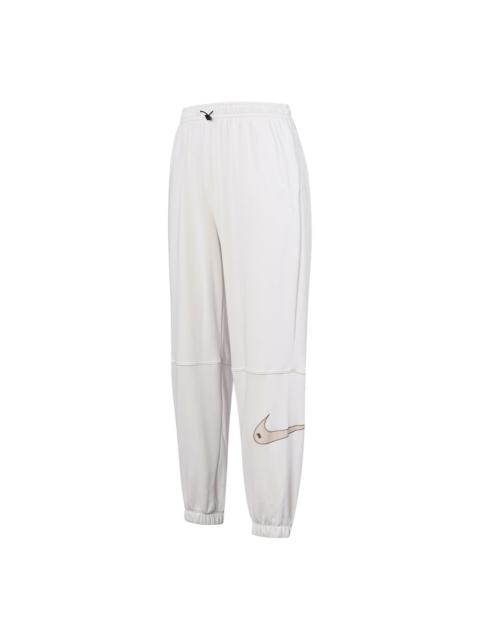 Nike (WMNS) Nike Casual Sports Stay Warm Bundle Feet Long Pants/Trousers White DM6206-030