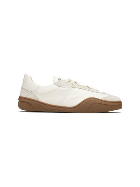 Acne Studios White Lace-Up Sneakers