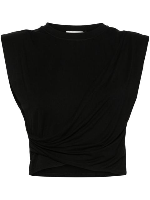 SIMKHAI Signature Estelle draped-detail top