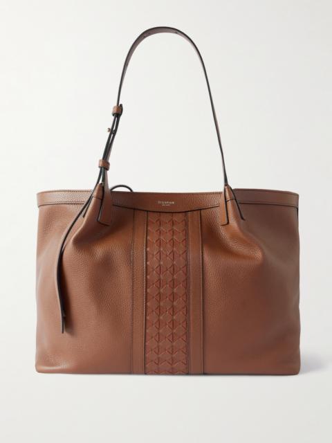Serapian Secret Textured-leather Tote
