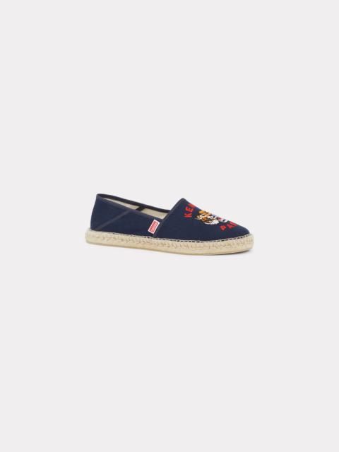 'KENZO Lucky Tiger' embroidered canvas espadrilles