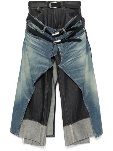 Junya Watanabe MAN belted jeans