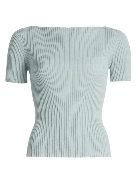LESET Women's Blake Rib-Knit T-Shirt - Mirage