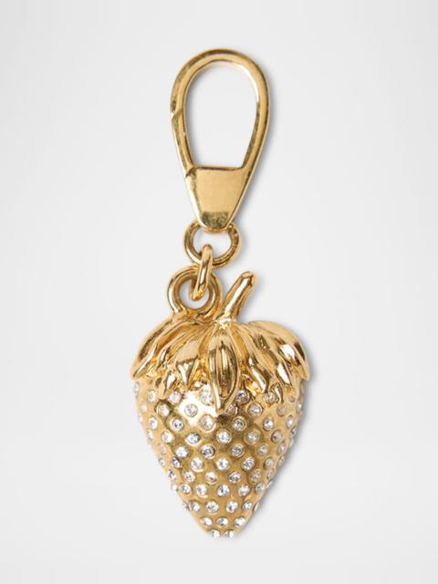 Golden Goose Crystal-Embellished Strawberry Bag Charm