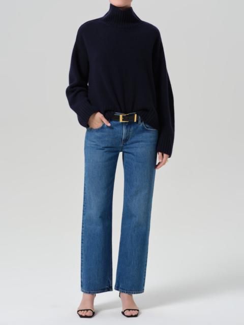 Citizens of Humanity Faye Vintage Straight Long In Azure Blue